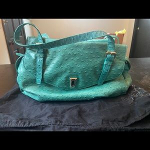 Marc Jacobs Alligator teal handbag